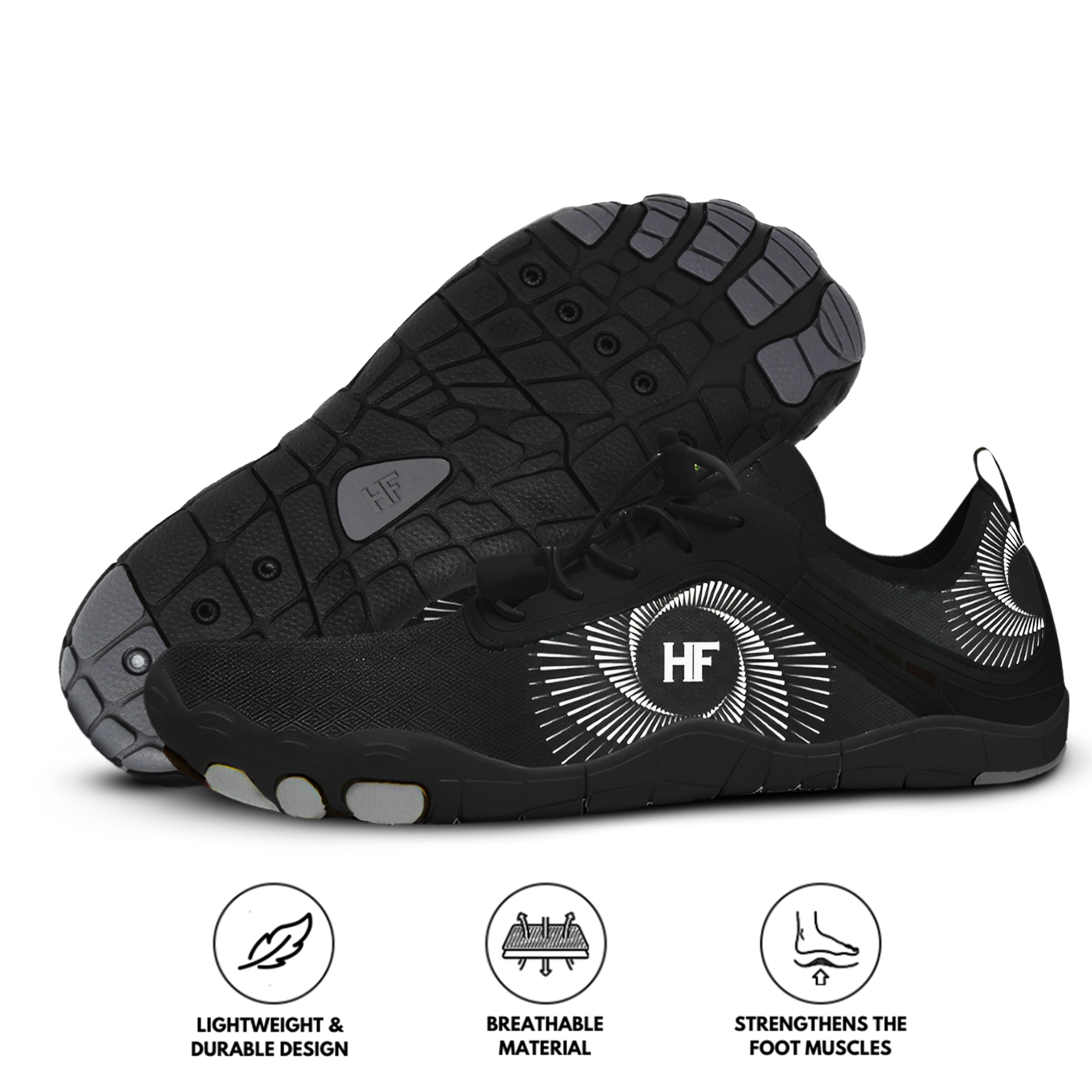 HF Active - Aktiver Lebensstil & Schmerzlinderung Barfußschuhe (Unisex) (1 kaufen, 1 gratis erhalten!)