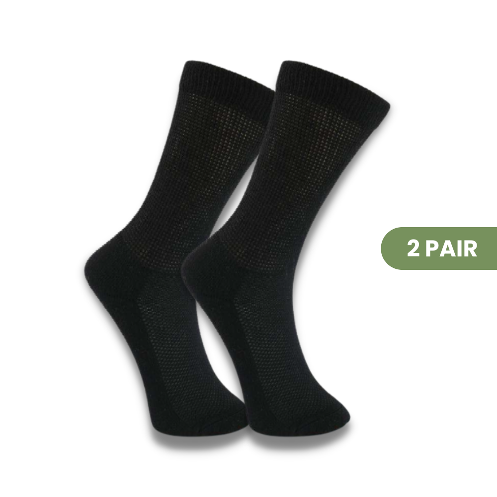 Casual Diabetic Socks - Comfortable and Supportive socks (2 PAIR)