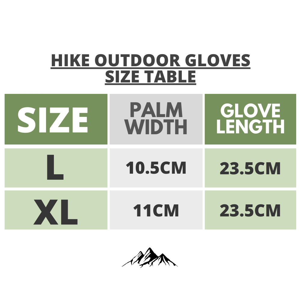 HIKE Outdoor Gloves - Outdoor Windproof Touchscreen Gloves