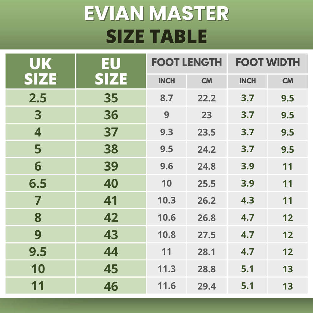 Evian Master - Rutschfester & universal Winter-Barfußschuh 