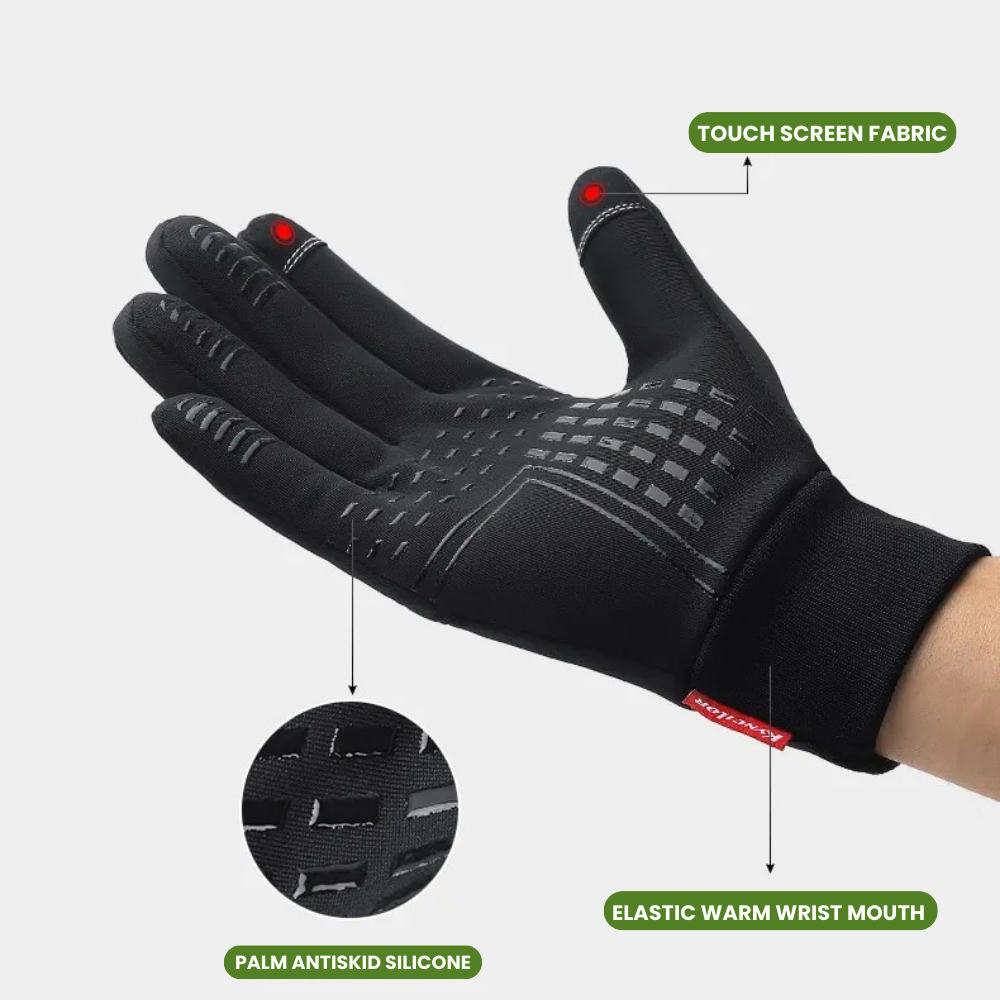 HIKE Outdoor Gloves - Outdoor Windproof Touchscreen Gloves